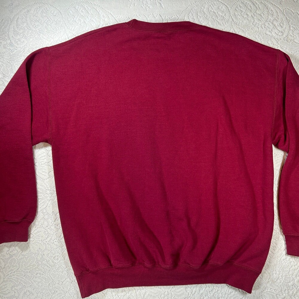Pigeon Forge Tennessee Sweatshirt Gildan Maroon Anchor Graphic Crew Neck - Picture 9 of 10